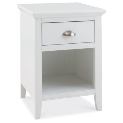 Hampstead White 1 Drawer Nightstand Hampstead White 1 Drawer Nightstand