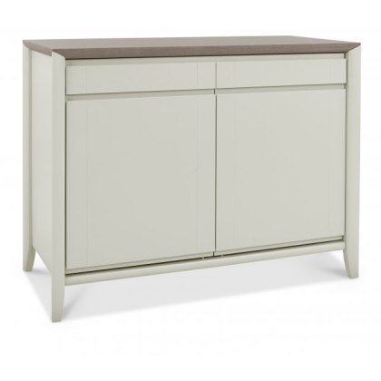 Bergen Grey Washed Oak & Soft Grey Narrow Sideboard Bergen Grey Washed Oak & Soft Grey Narrow Sideboard