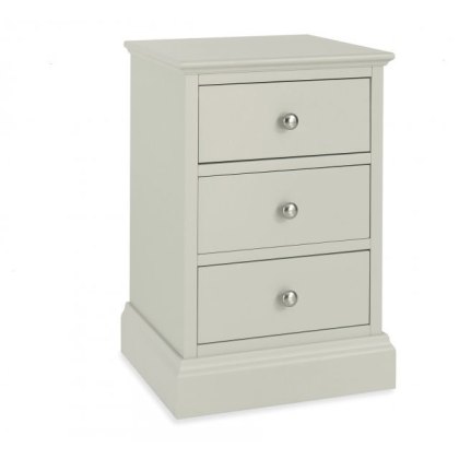 Ashby Soft Grey 3 Drawer Nightstand Ashby Soft Grey 3 Drawer Nightstand