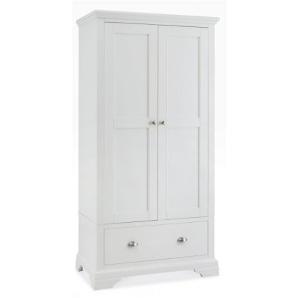 Hampstead White Double Wardrobe Hampstead White Double Wardrobe