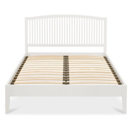 Ashby White Slatted Bedstead Double 135cm Ashby White Slatted Bedstead Double 135cm