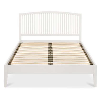 Rivendell White Slatted Bedstead Double 135cm