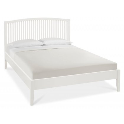 Ashby White Slatted Bedstead Small Double Ashby White Slatted Bedstead Small Double