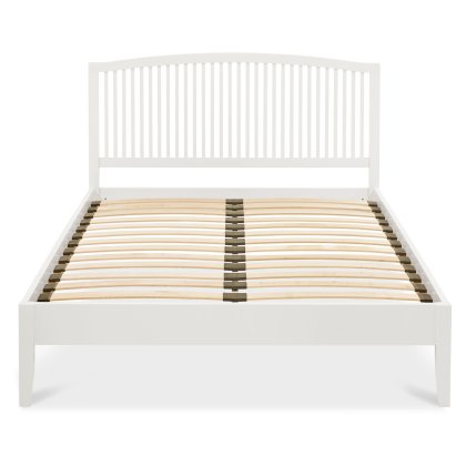 Ashby White Slatted Bedstead Small Double