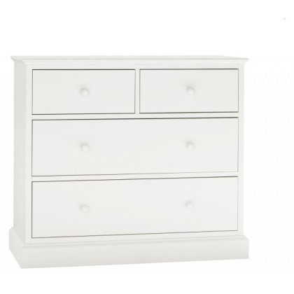 Ashby White 2+2 Drawer Chest