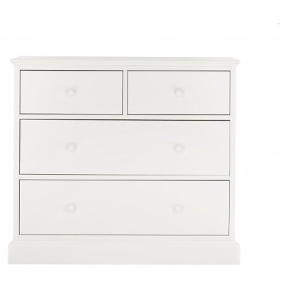 Rivendell White 2+2 Drawer Chest