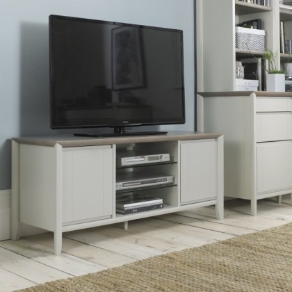 Bergen Grey Washed Oak & Soft Grey Entertainment Unit Bergen Grey Washed Oak & Soft Grey Entertainment Unit