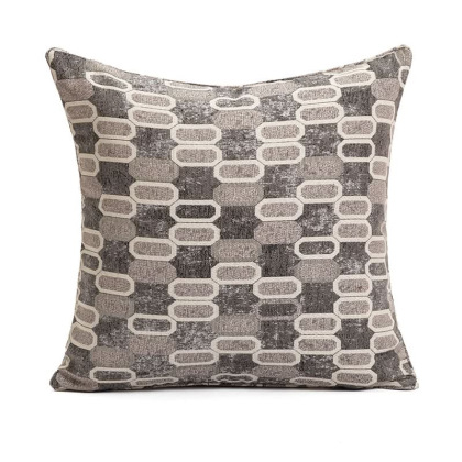 Hexagon Neutral Cushion