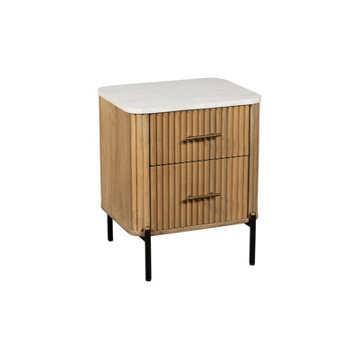 Reed 2 drawer nightstand