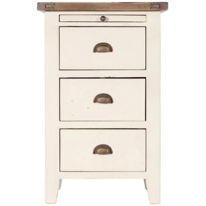 Cadwell 3 Drawer Bedside