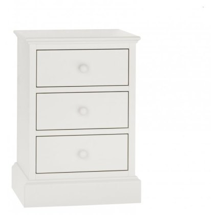 Ashby White 3 Drawer Nightstand Ashby White 3 Drawer Nightstand