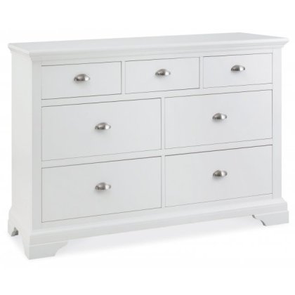Hampstead White 3+4 Drawer Chest Hampstead White 3+4 Drawer Chest
