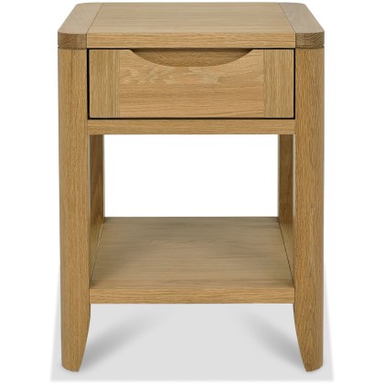Chester Oak Lamp Table Drawer Chester Oak Lamp Table Drawer