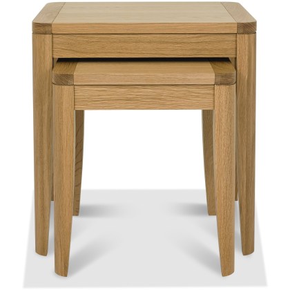 Chester Oak Nest of Lamp Tables Chester Oak Nest of Lamp Tables