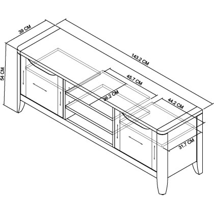 Chester Oak TV Unit Chester Oak TV Unit