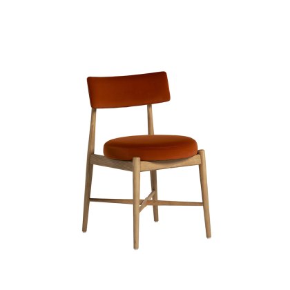 Flora Dining Chair (Orange) Pair