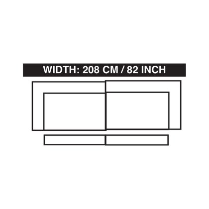 Callum 2.5 Seater Static Sofa