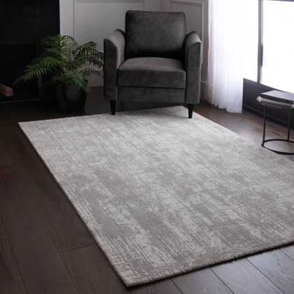 Kuza Rug - Abstract Grey Kuza Rug - Abstract Grey