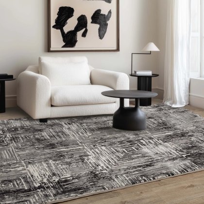 Kuza Rug - Portrait Grey Kuza Rug - Portrait Grey