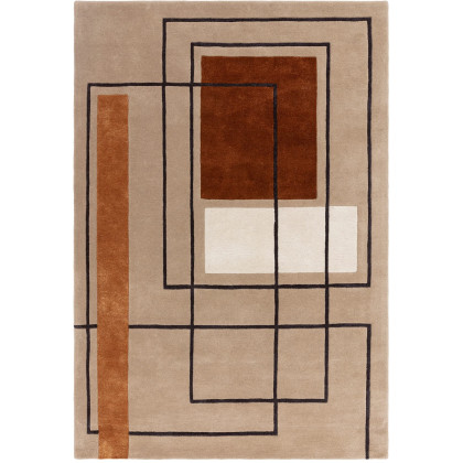 Reef Rug - RF20 Outline Terracotta Reef Rug - RF20 Outline Terracotta