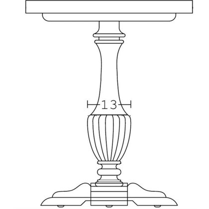 Pippa Round Side Table - 50cm