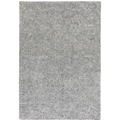 Camden Rug - Black / White