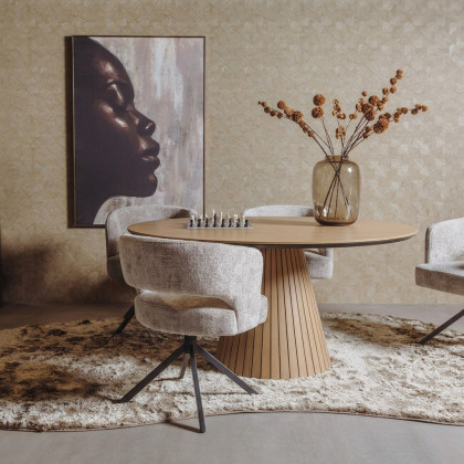Hank 5566 Round Dining Table
