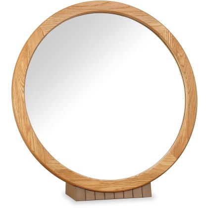 Vega Oak Vanity Mirror