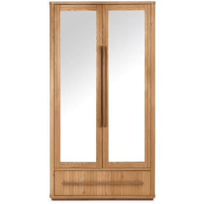 Vega Oak Double Wardrobe