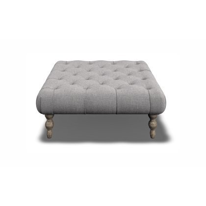 Stanton Deep Buttoned Square Stool