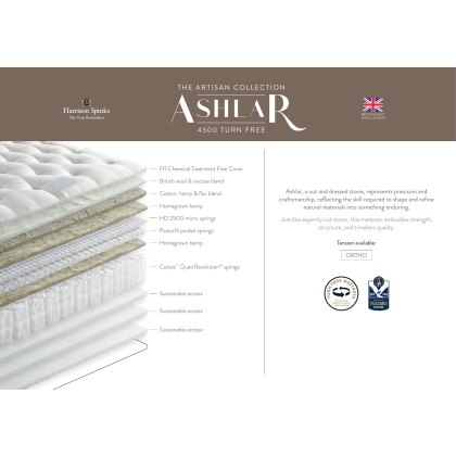Ashlar 4500 Ortho Turn Free Mattress