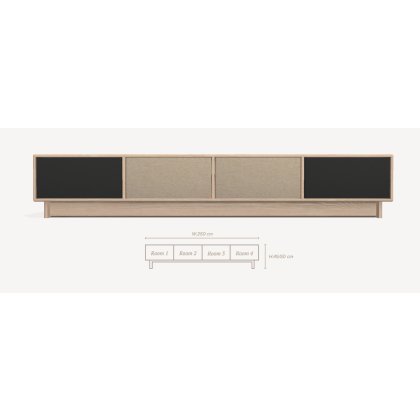 Options HIFI Sideboard 2.0 - 4 Sections