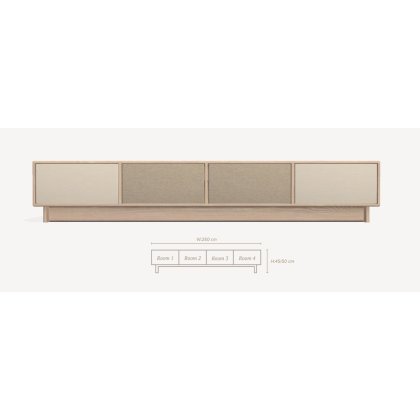 Options HIFI Sideboard 2.0 - 4 Sections