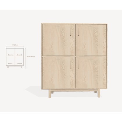 Options 2 Section Cabinet