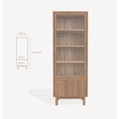 Options 1 Section Vitrine