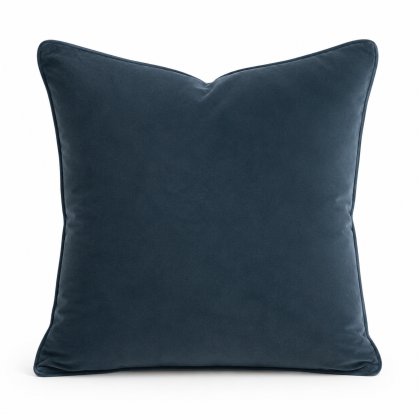 F+H Velvet Plain Teal Cushion 45 x 45cm