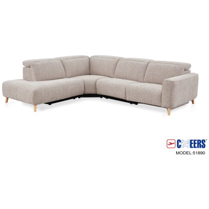 Manwah 51890M Power Reclining Corner Sofa