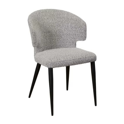 Belle Dining Chair - Grey Boucle Belle Dining Chair - Grey Boucle