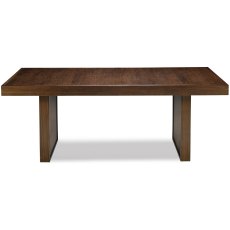 Akita Walnut 200cm Panel Dining Table