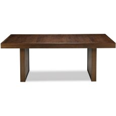 Akita Walnut 6 Seater Panel Table