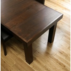 Akita Walnut 6-8 End Extension Dining Table
