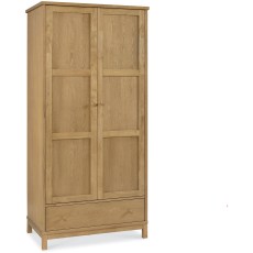 Atlanta Oak Double Wardrobe