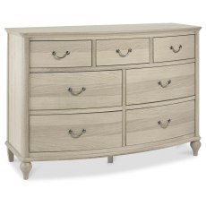 Bordeaux Chalk Oak 3+4 Drawer Chest