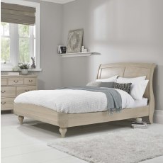 Bordeaux Chalk Oak Low Foot End Bedstead King 150cm