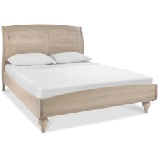 Bordeaux Chalk Oak Low Foot End Bedstead King 150cm