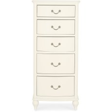 Bordeaux Ivory 5 Drawer Tall Chest