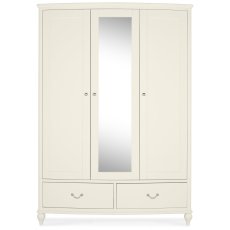 Bordeaux Ivory Triple Wardrobe Bordeaux Ivory Triple Wardrobe
