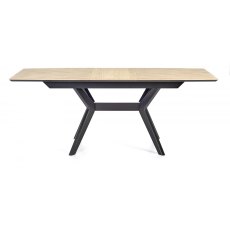 Brunel Chalk Oak & Gunmetal 4-6 Seater Dining Table Brunel Chalk Oak & Gunmetal 4-6 Seater Dining Table