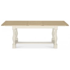 Chartreuse Aged Oak & Antique White 4-8 Extension Table