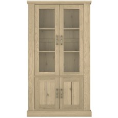 Chartreuse Aged Oak Display Cabinet